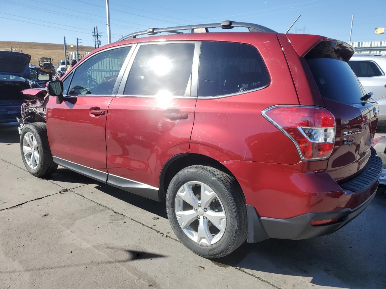 Image 2 of 2014 SUBARU FORESTER 2.5I TOURING 2014 with VIN JF2SJAPC6EH486884
