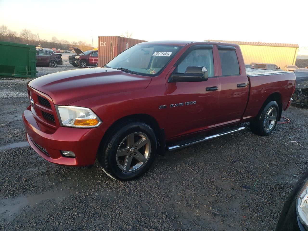 Изображение 1 2012 DODGE RAM 1500 ST 2012 с VIN 1C6RD7FT2CS227714