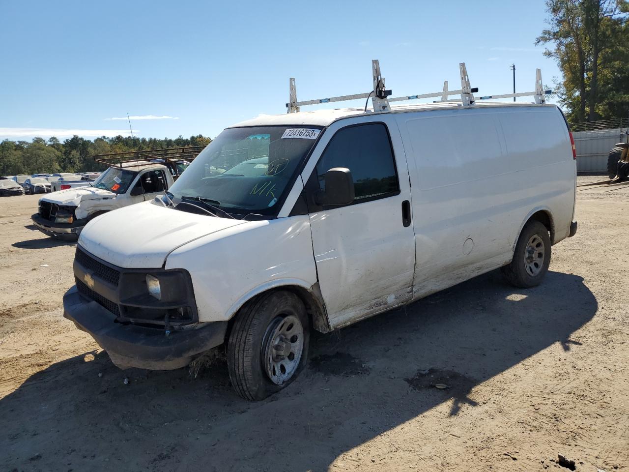 Image 1 of 2011 CHEVROLET EXPRESS G1500  2011 with VIN 1GCSGAFX8B1118616