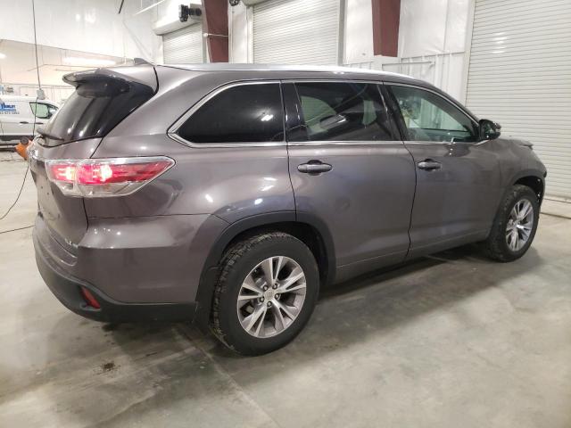 Obraz 3 z 2015 TOYOTA HIGHLANDER XLE 2015 z VIN 5TDJKRFH9FS117761