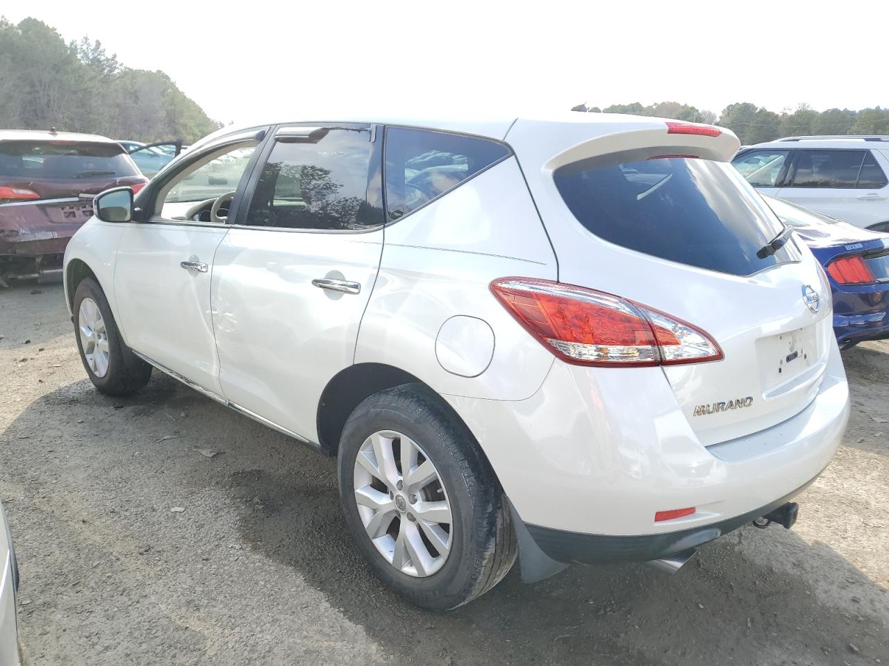 Image 2 of 2012 NISSAN MURANO S 2012 with VIN JN8AZ1MU8CW103458