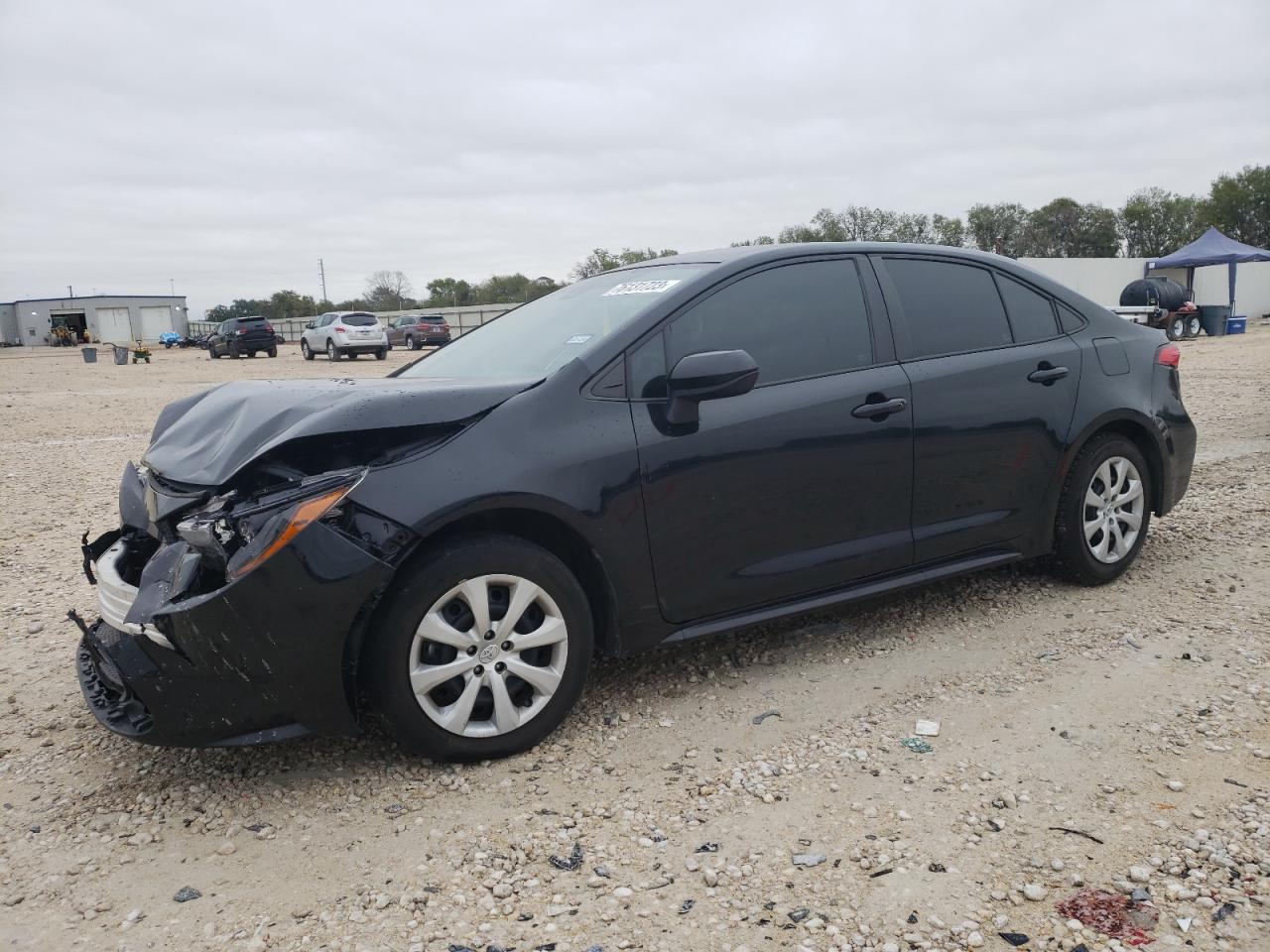 Image 1 of 2022 TOYOTA COROLLA LE 2022 with VIN 5YFEPMAE9NP305223
