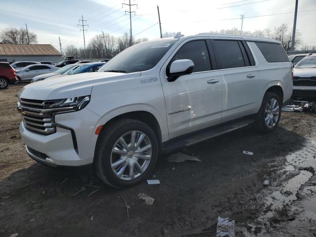 Image 1 of 2021 CHEVROLET SUBURBAN K1500 HIGH COUNTRY 2021 with VIN 1GNSKGKT8MR422240
