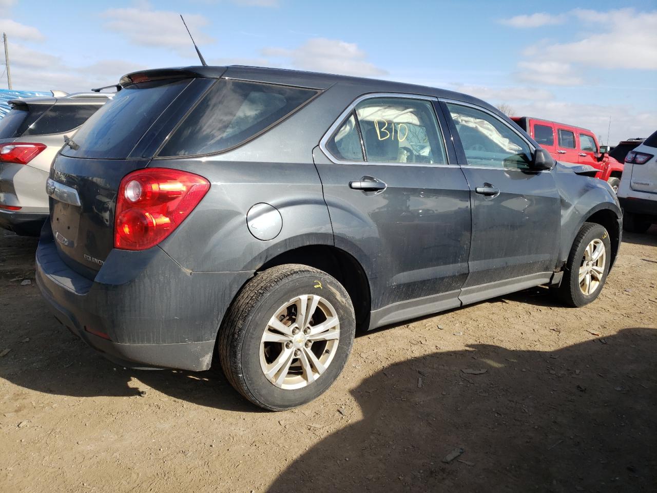 Image 3 of 2012 CHEVROLET EQUINOX LS 2012 with VIN 2GNALBEK3C1216216