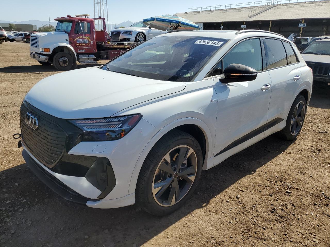 Image 1 of 2022 AUDI Q4 E-TRON PRESTIGE S-LINE 2022 with VIN WA1M2BFZ0NP047017