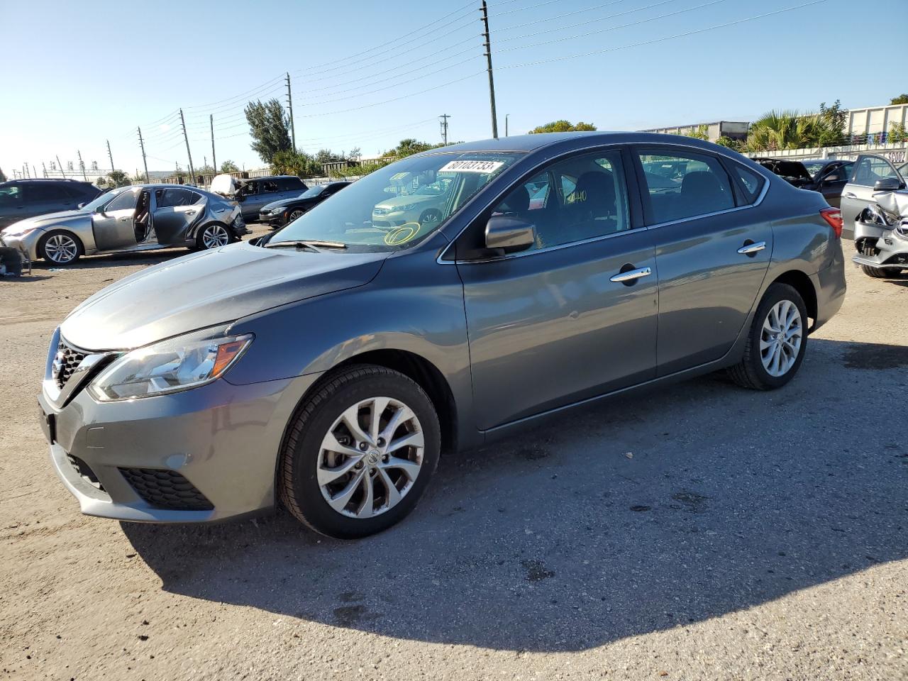 Image 1 of 2019 NISSAN SENTRA S 2019 with VIN 3N1AB7AP6KL618855