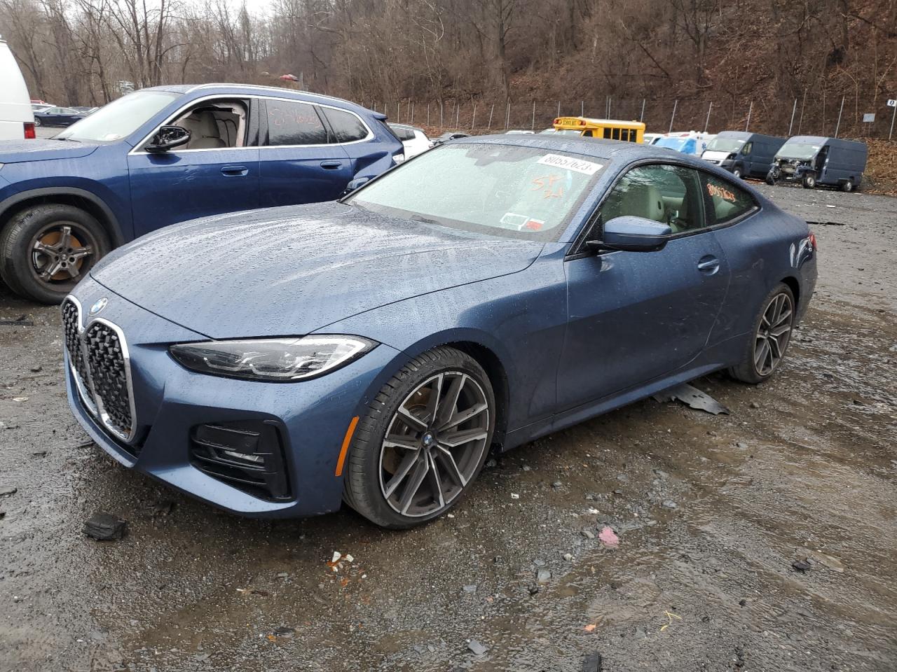 Image 1 of 2021 BMW 430XI  2021 with VIN WBA73AP08MCG57585