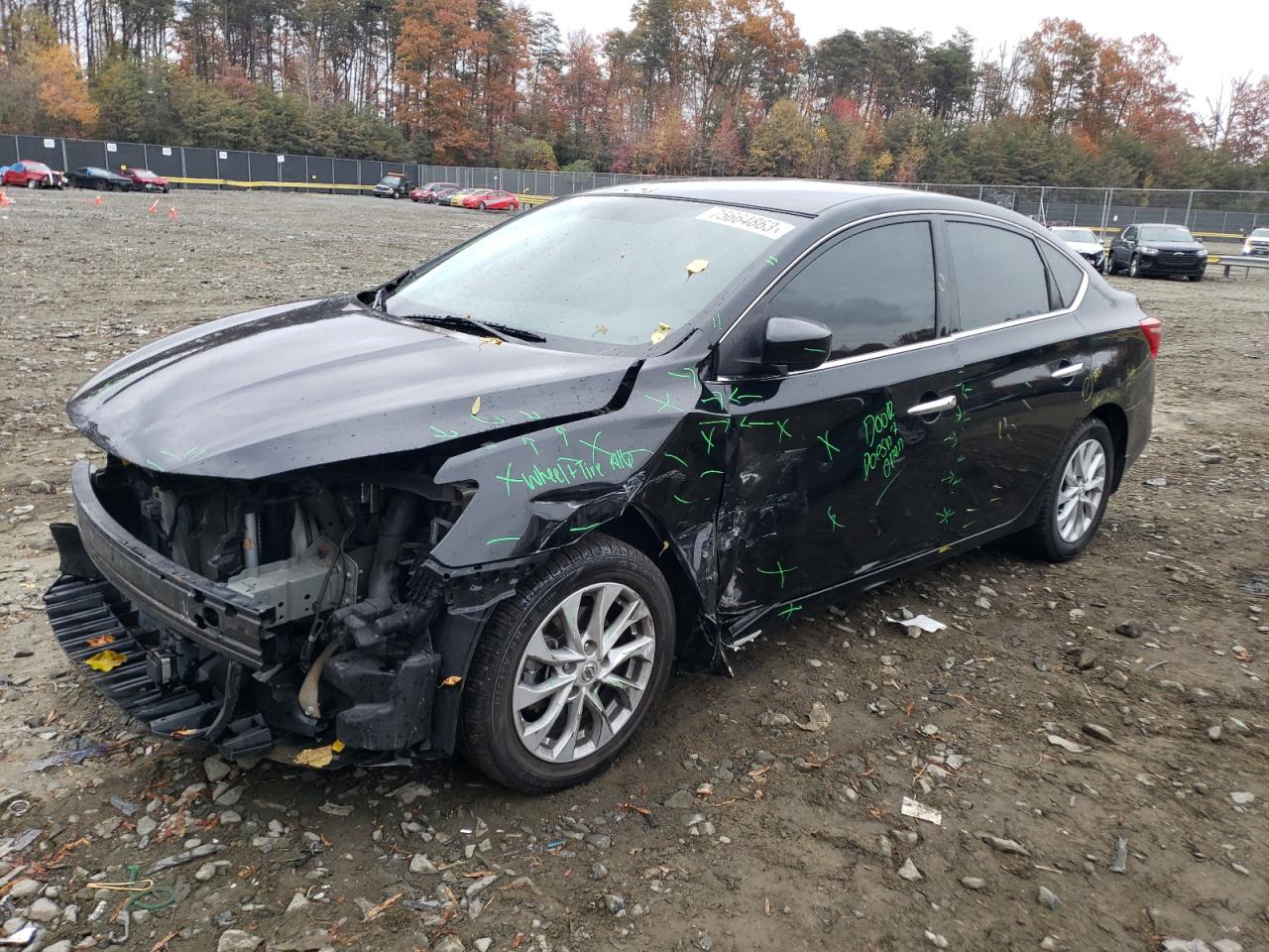 Image 1 of 2019 NISSAN SENTRA S 2019 with VIN 3N1AB7AP3KY273156