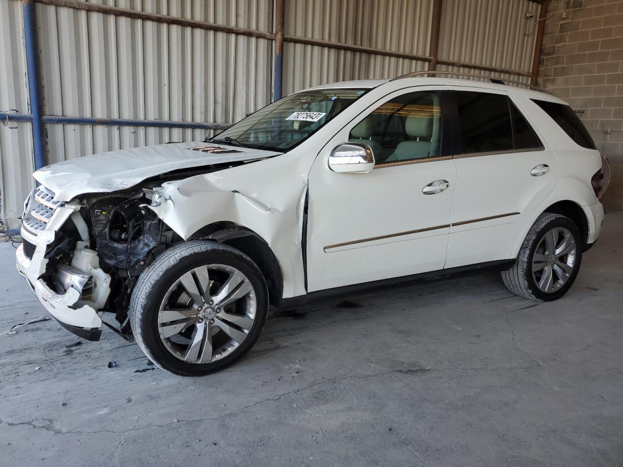 Image 1 of 2010 MERCEDES-BENZ ML 350 2010 with VIN 4JGBB5GB5AA578531