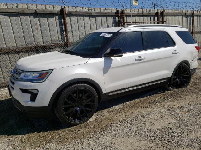 Image 1 of 2018 FORD EXPLORER XLT 2018 with VIN 1FM5K7DH7JGC72428