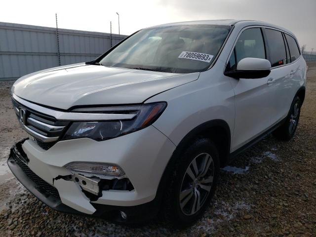 Image 1 of 2017 HONDA PILOT EXL 2017 with VIN 5FNYF6H51HB010747