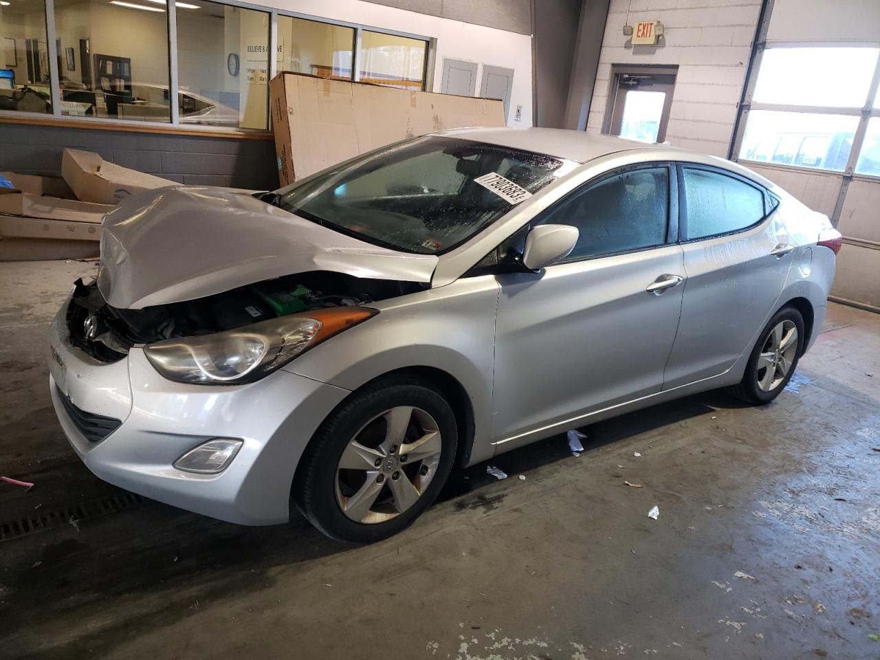 Image 1 of 2012 HYUNDAI ELANTRA GLS 2012 with VIN KMHDH4AE2CU466128