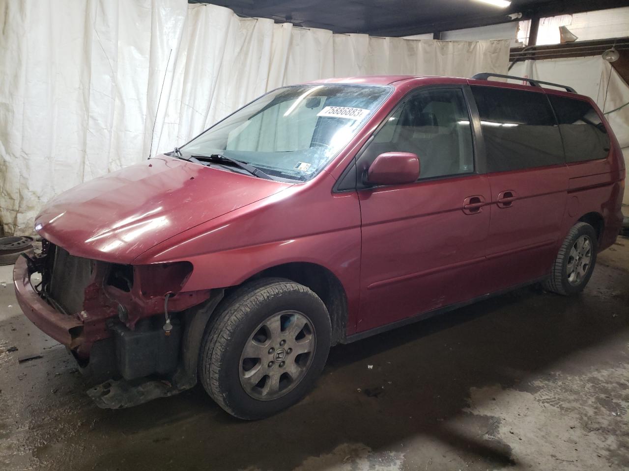 Obraz 1 z 2003 HONDA ODYSSEY EX 2003 z VIN 5FNRL18693B150904