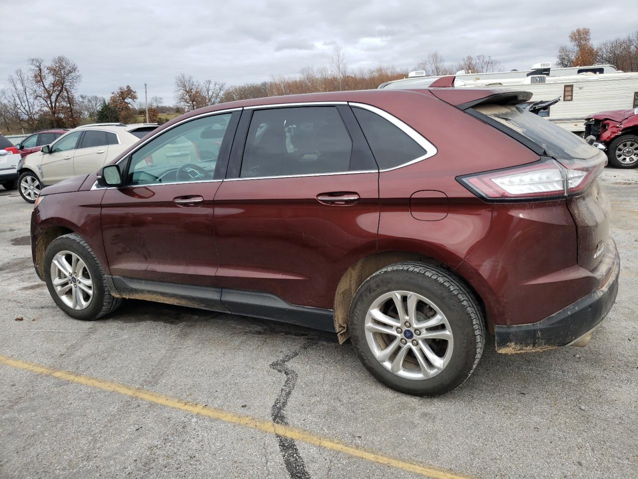 Image 2 of 2015 FORD EDGE TITANIUM 2015 with VIN 2FMTK4K98FBB27270