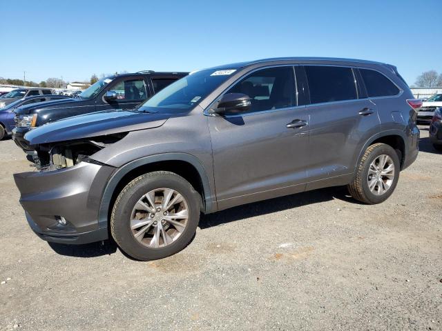 Image 1 of 2015 TOYOTA HIGHLANDER XLE 2015 with VIN 5TDKKRFH5FS047020
