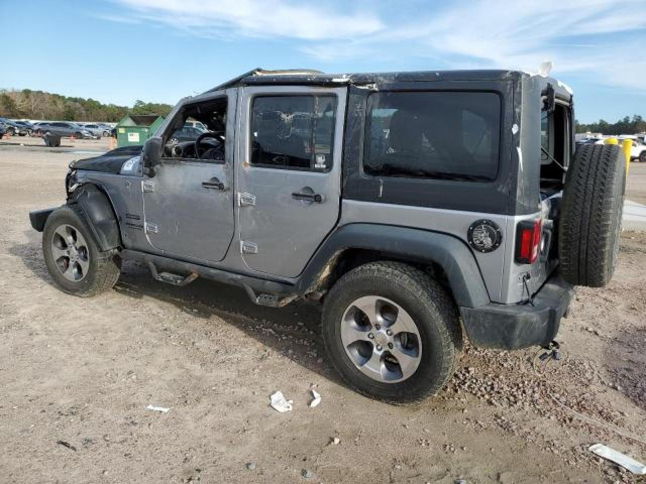 Изображение 2 2017 JEEP WRANGLER UNLIMITED SPORT 2017 с VIN 1C4BJWDG8HL672852