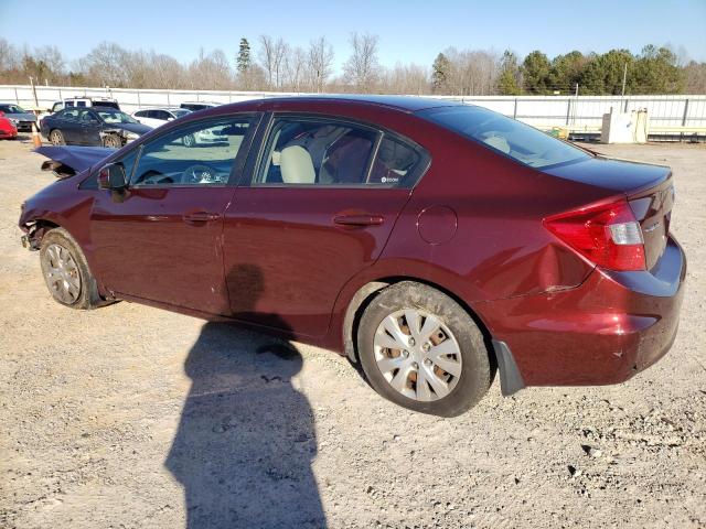 Obraz 2 z 2012 HONDA CIVIC LX 2012 z VIN 19XFB2F54CE062757