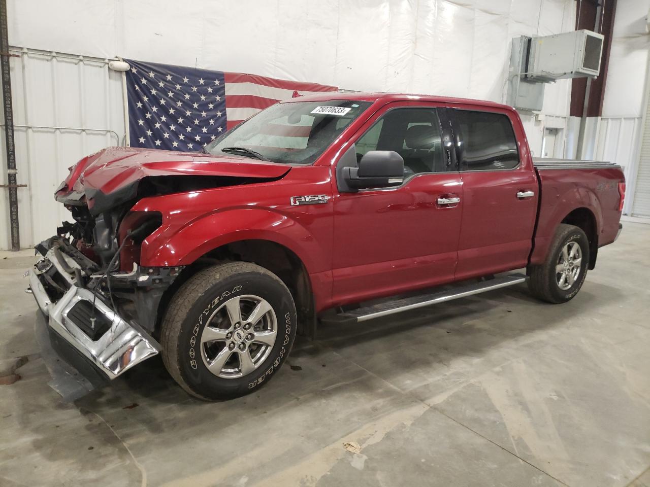 Изображение 1 2018 FORD F150 SUPERCREW 2018 с VIN 1FTEW1EP9JKD81367