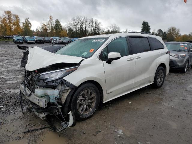 Image 1 of 2021 TOYOTA SIENNA XLE 2021 with VIN 5TDJRKEC9MS022106