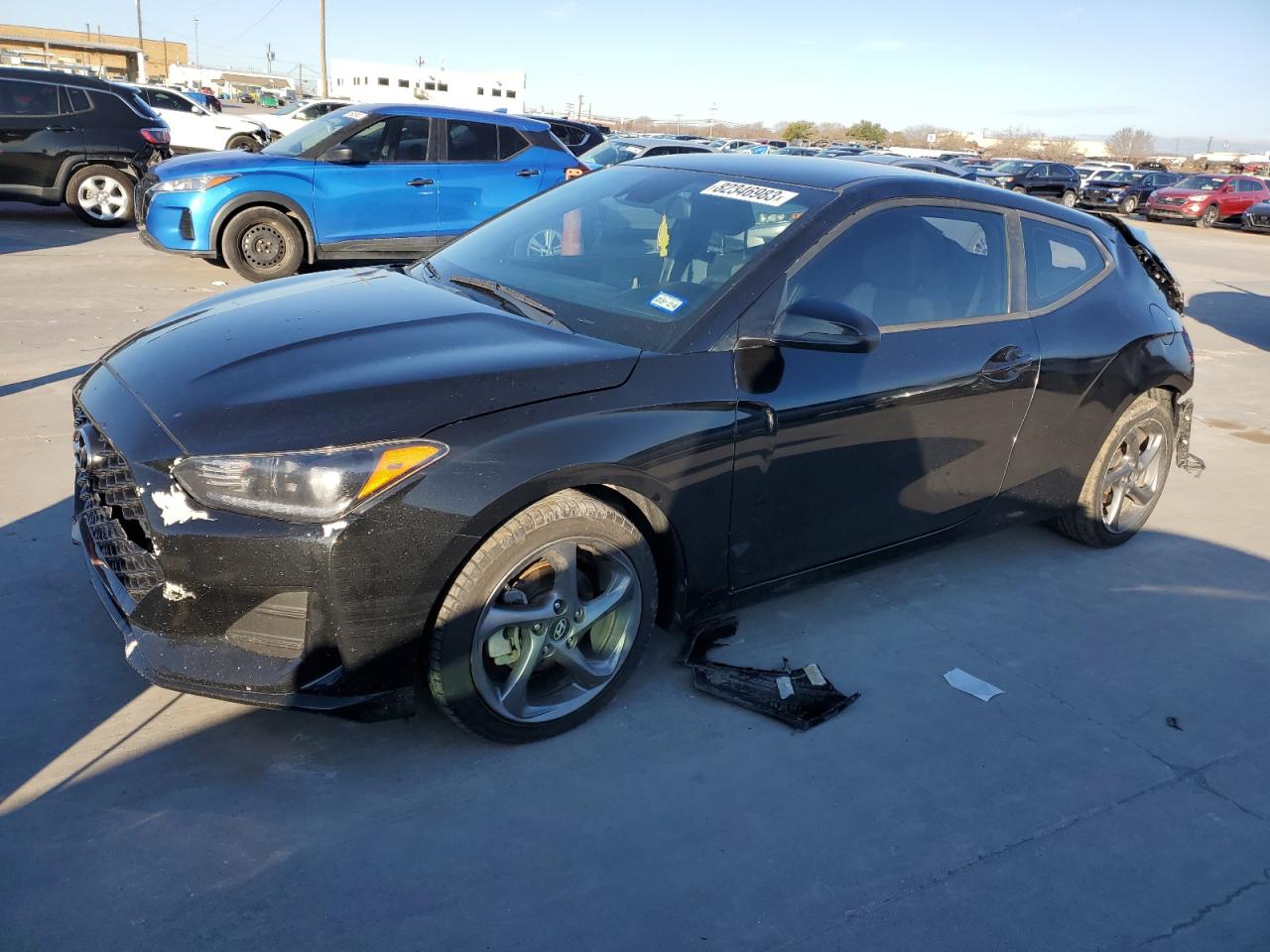 Image 1 of 2019 HYUNDAI VELOSTER BASE 2019 with VIN KMHTG6AF0KU006029