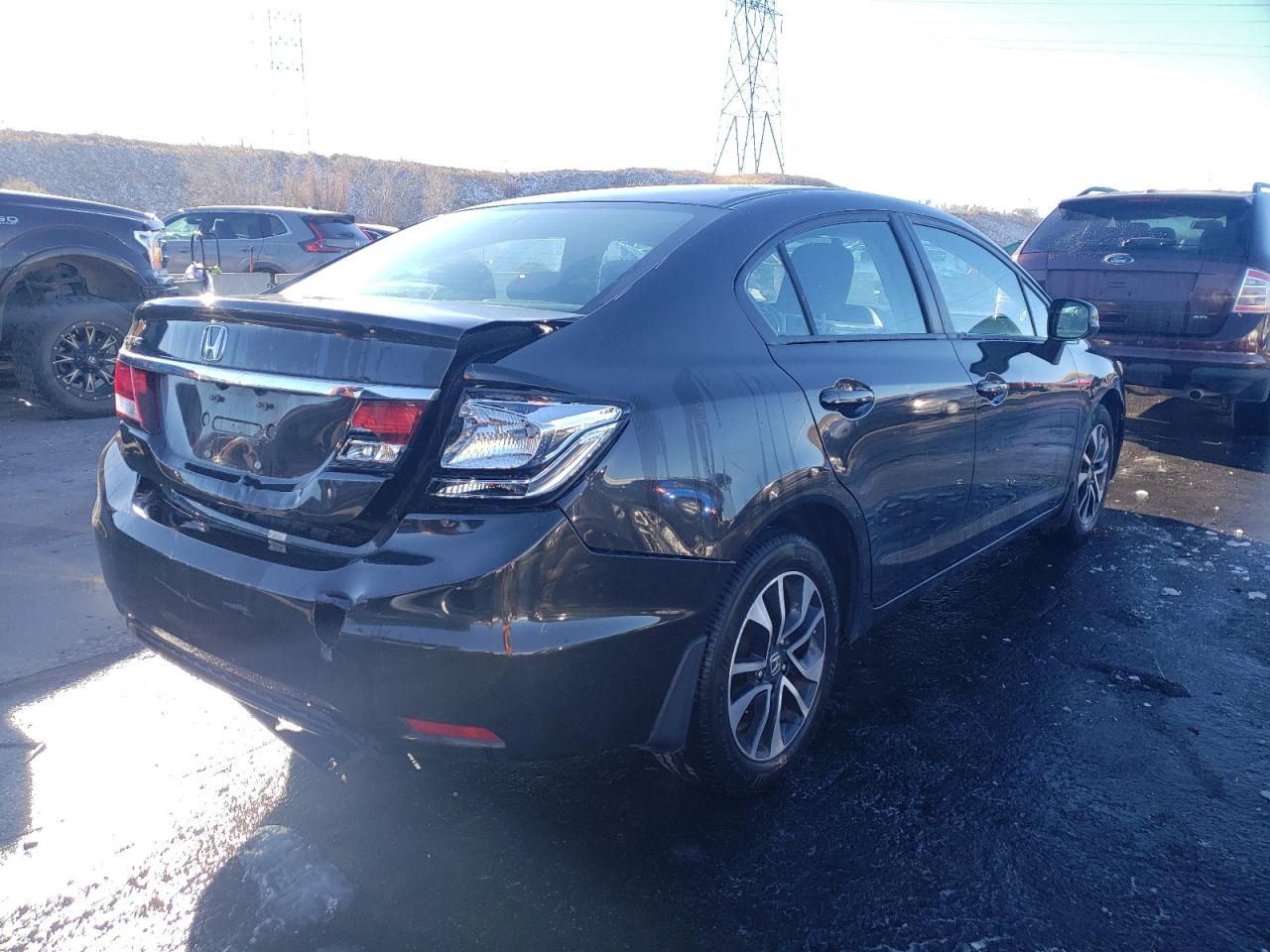 Obraz 3 z 2013 HONDA CIVIC EX 2013 z VIN 19XFB2F8XDE038880