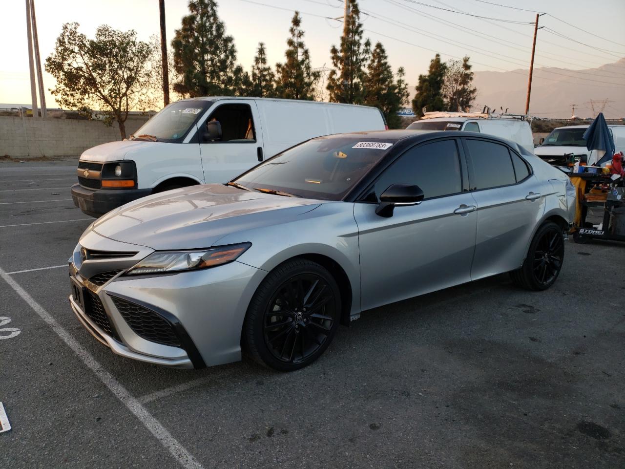 Image 1 of 2021 TOYOTA CAMRY XSE 2021 with VIN 4T1K61AK1MU473011