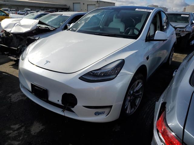Image 1 of 2021 TESLA MODEL Y  2021 with VIN 5YJYGDEE0MF093345