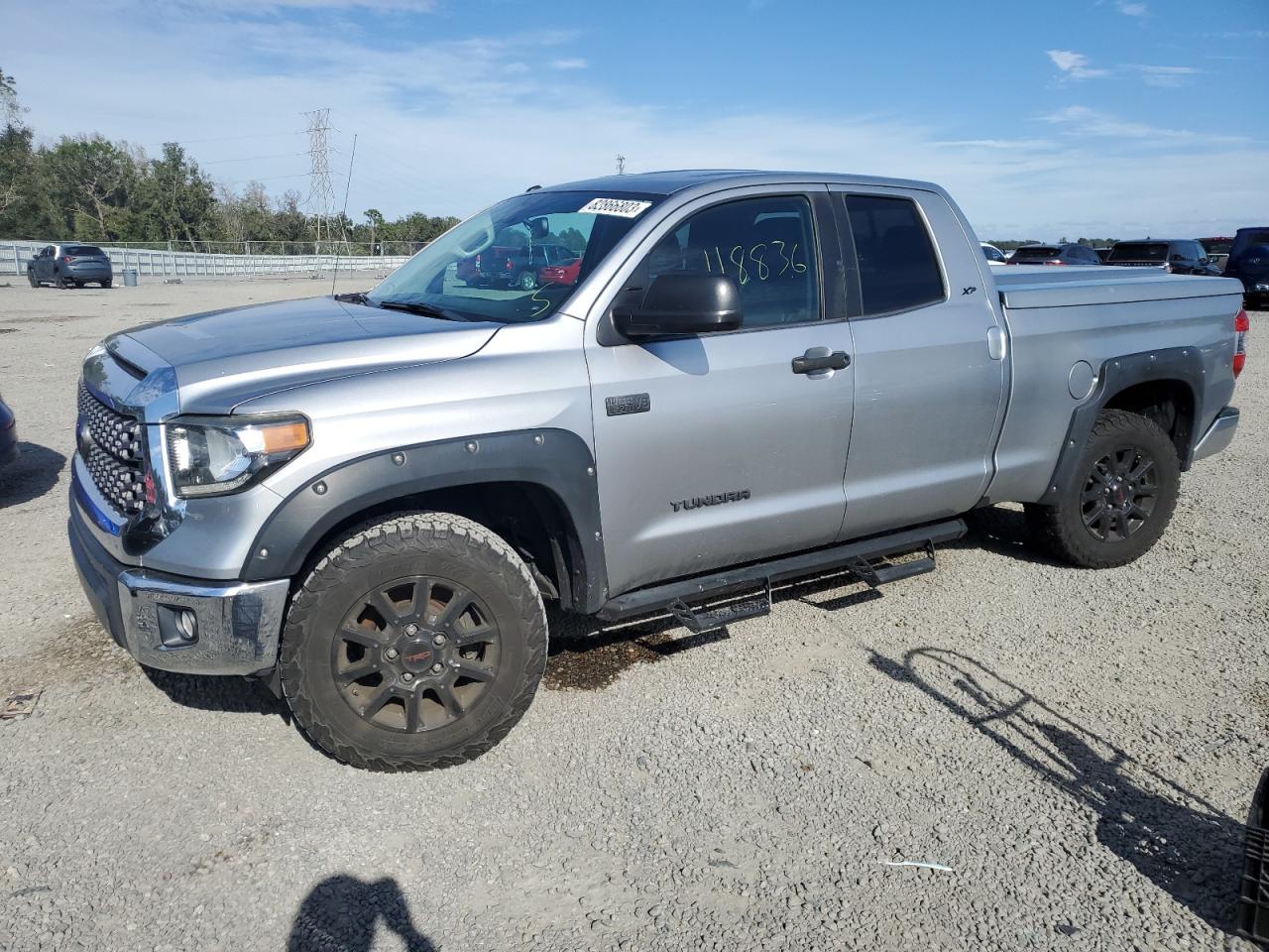 Image 1 of 2019 TOYOTA TUNDRA DOUBLE CAB SR/SR5 2019 with VIN 5TFRY5F16KX252987