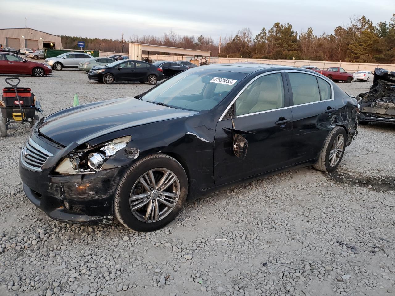 Image 1 of 2011 INFINITI G37 BASE 2011 with VIN JN1CV6AP3BM303902