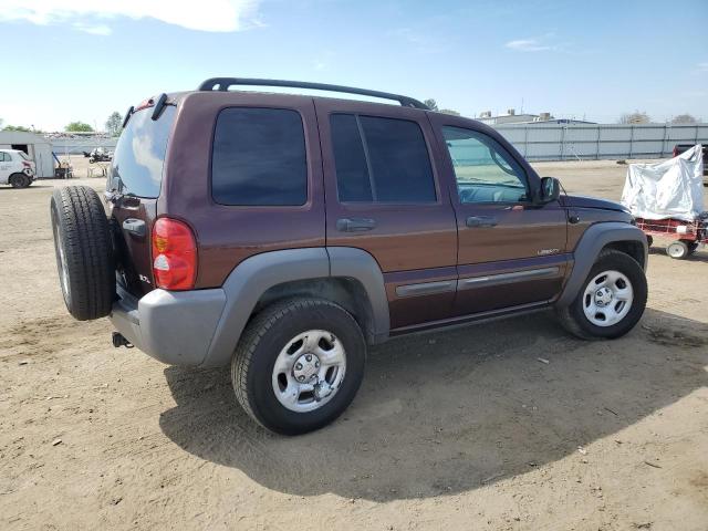 Image 3 of 2004 JEEP LIBERTY SPORT 2004 with VIN 1J4GL48K34W260974