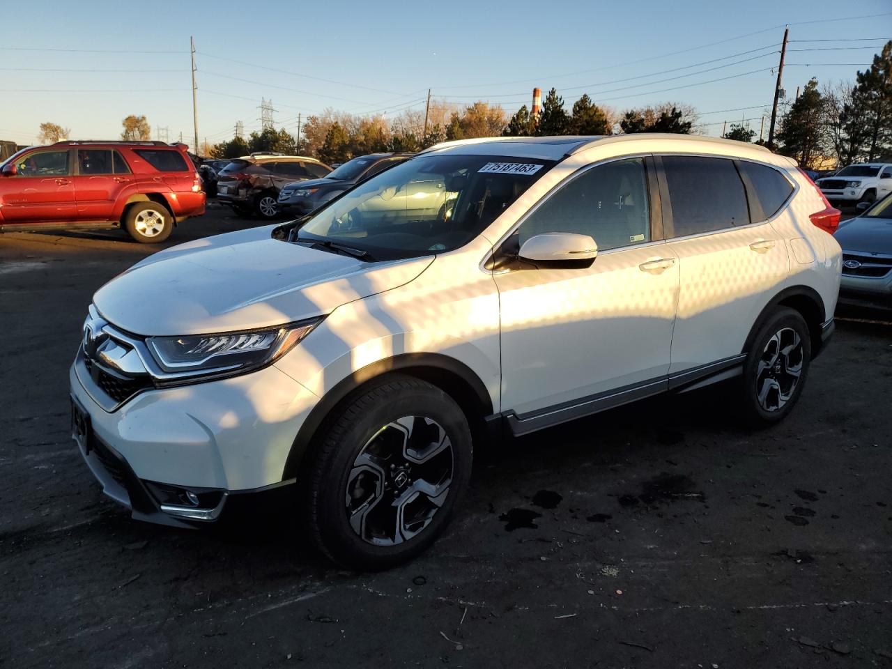 Image 1 of 2019 HONDA CR-V TOURING 2019 with VIN JHLRW2H90KX014711