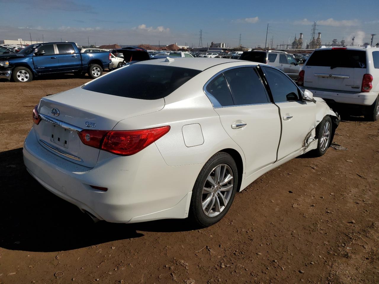 Image 3 of 2016 INFINITI Q50 BASE 2016 with VIN JN1CV7AP4GM203014