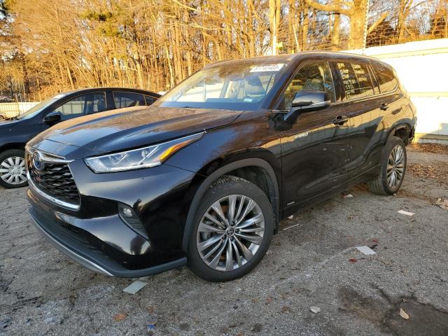 Image 1 of 2020 TOYOTA HIGHLANDER HYBRID PLATINUM 2020 with VIN 5TDEBRCH3LS010741