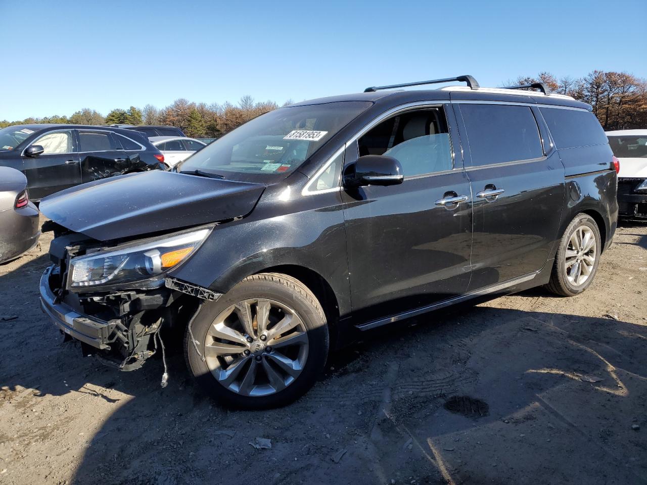 Image 1 of 2018 KIA SEDONA SXL 2018 with VIN KNDME5C18J6348874