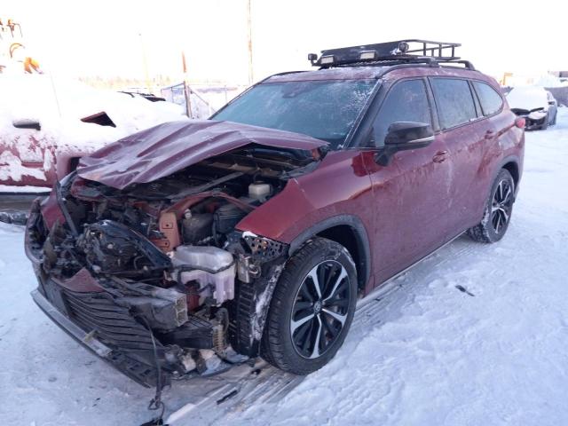 Изображение 1 2021 TOYOTA HIGHLANDER XSE 2021 с VIN 5TDJZRBH2MS075951