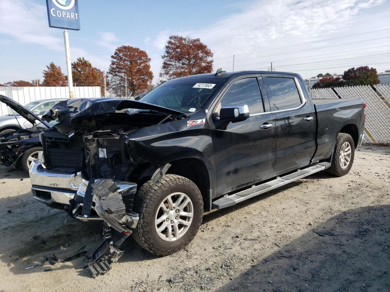 Image 1 of 2020 CHEVROLET SILVERADO K1500 LTZ 2020 with VIN 3GCUYGET1LG274507