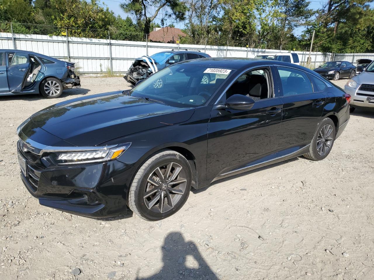 Image 1 of 2021 HONDA ACCORD EXL 2021 with VIN 1HGCV1F56MA080588