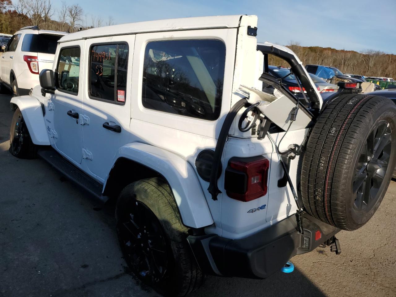 Image 2 of 2023 JEEP WRANGLER SAHARA 4XE 2023 with VIN 1C4JJXP65PW514115