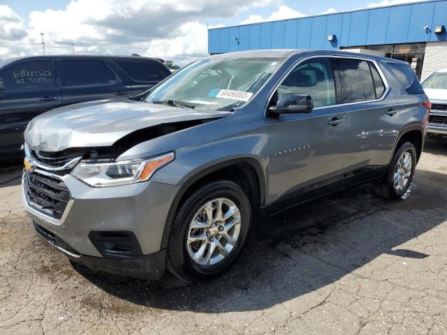 Image 1 of 2021 CHEVROLET TRAVERSE LS 2021 with VIN 1GNEVFKW1MJ203496