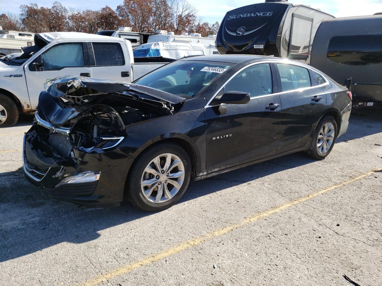 Image 1 of 2019 CHEVROLET MALIBU LT 2019 with VIN 1G1ZD5ST3KF105527