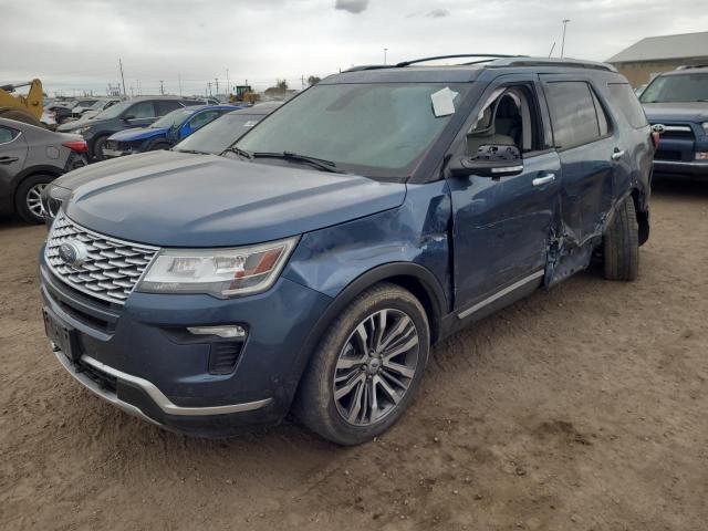 Image 1 of 2018 FORD EXPLORER PLATINUM 2018 with VIN 1FM5K8HT0JGC71237