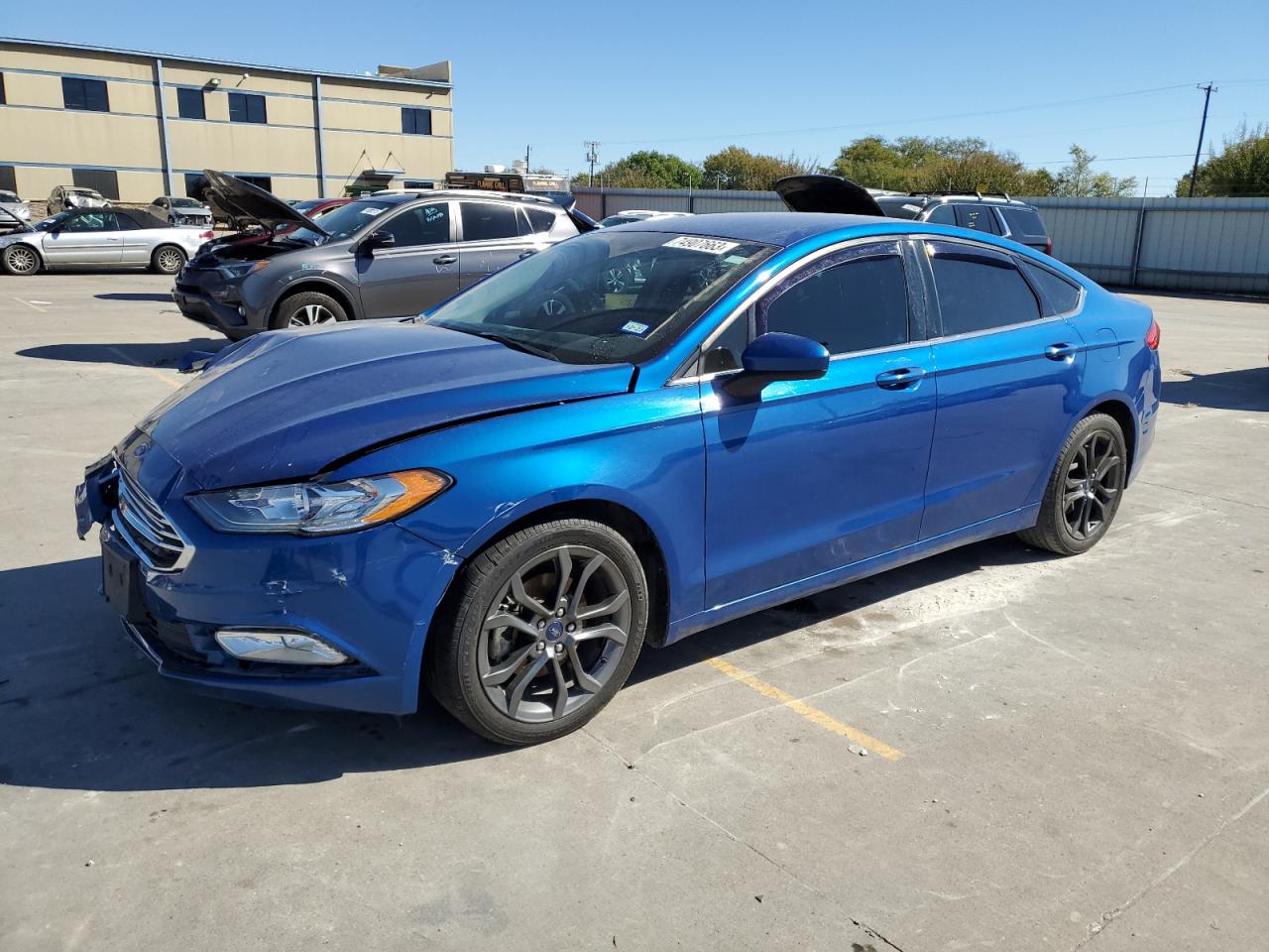 Изображение 1 2018 FORD FUSION SE 2018 с VIN 3FA6P0HD0JR186322