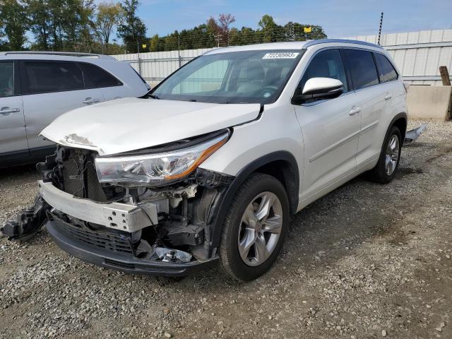 Изображение 1 2014 TOYOTA HIGHLANDER LIMITED 2014 с VIN 5TDYKRFH4ES033442