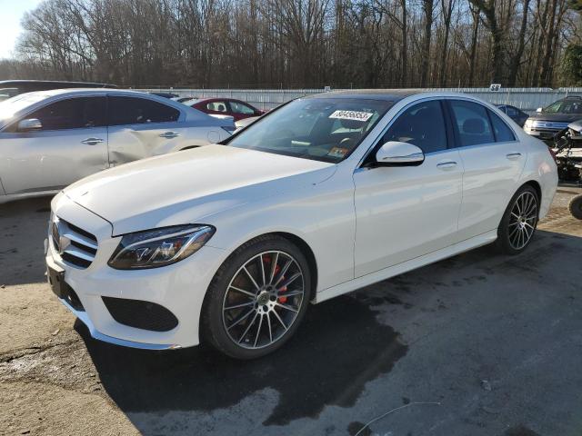 Image 1 of 2015 MERCEDES-BENZ C 300 4MATIC 2015 with VIN 55SWF4KB5FU085814