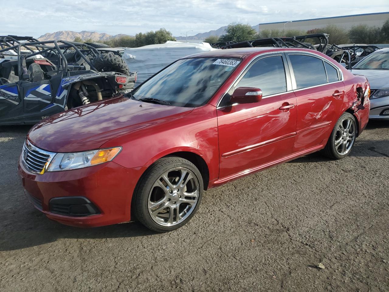 Image 1 of 2009 KIA OPTIMA LX 2009 with VIN KNAGE228595318756