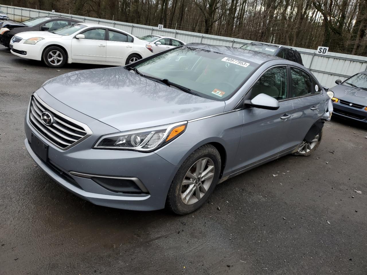Image 1 of 2017 HYUNDAI SONATA SE 2017 with VIN 5NPE24AF3HH539009