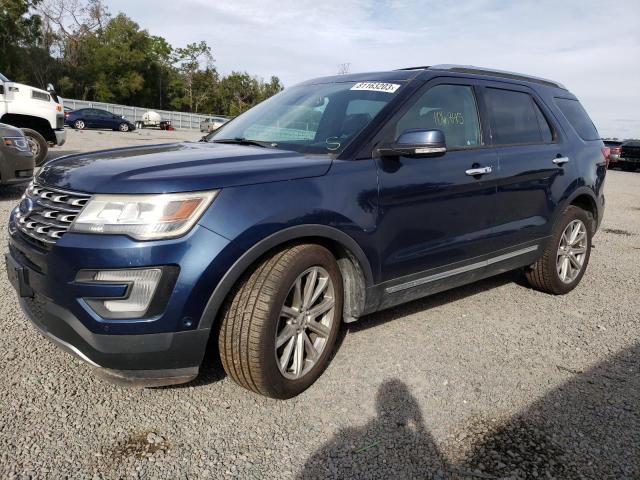 Image 1 of 2017 FORD EXPLORER LIMITED 2017 with VIN 1FM5K7F88HGC12455