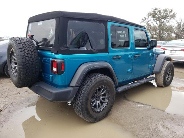 Image 3 of 2020 JEEP WRANGLER UNLIMITED SPORT 2020 with VIN 1C4HJXDG5LW143978