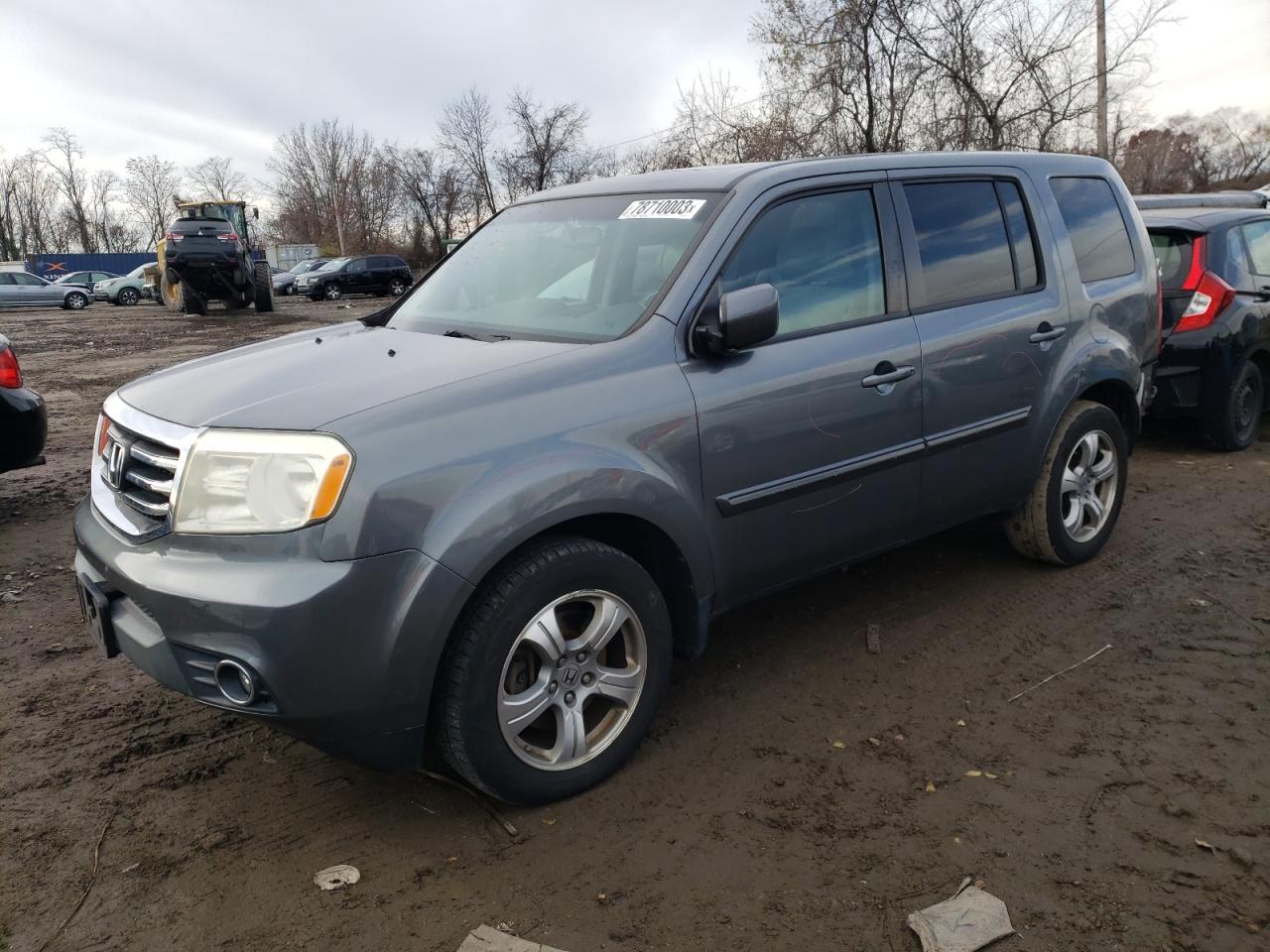 Image 1 of 2013 HONDA PILOT EXL 2013 with VIN 5FNYF4H50DB077421