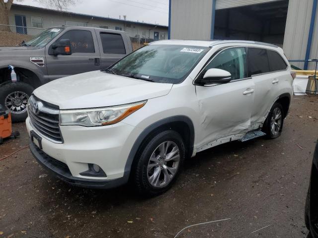 2015 TOYOTA HIGHLANDER XLE 2015 image